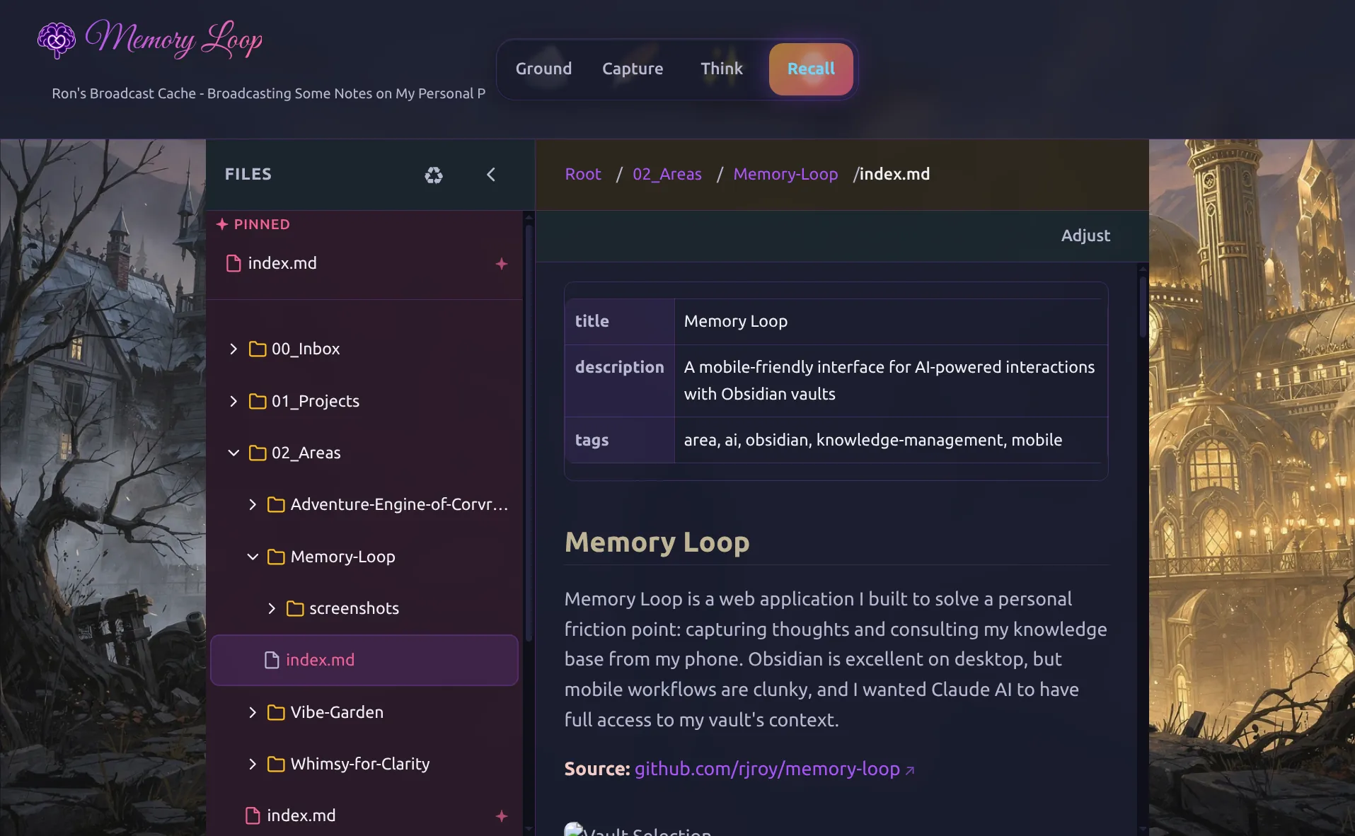 Recall - File Browser